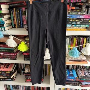 J. Crew Black stretch yoga Active Leggings pants full length workout